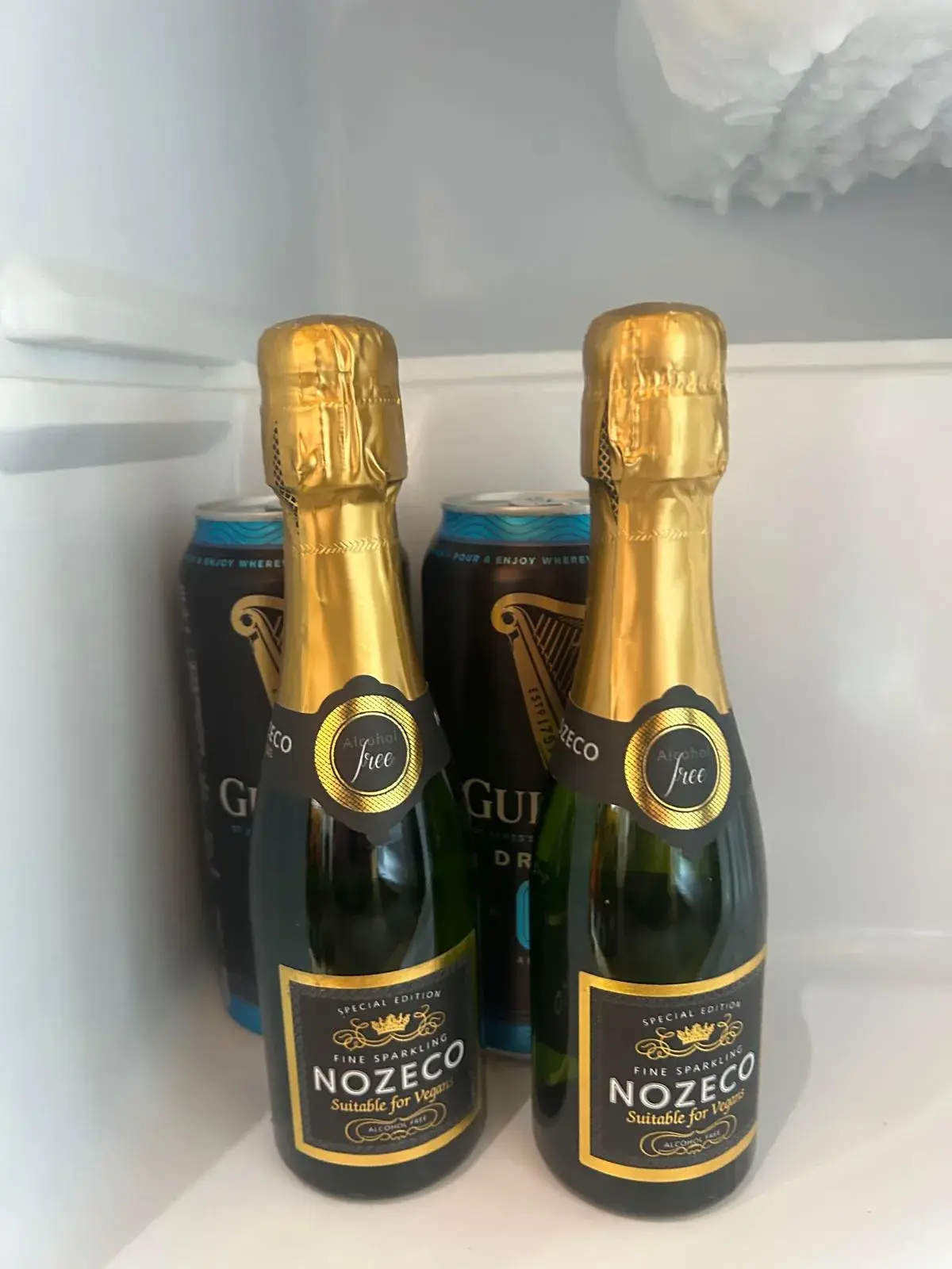 Drinks on arrival